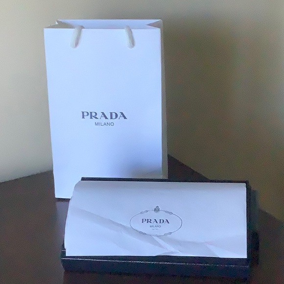 Prada Tessuto Quilted Nylon Flap Wallet 1MH132, Blue - Picture 2 of 7